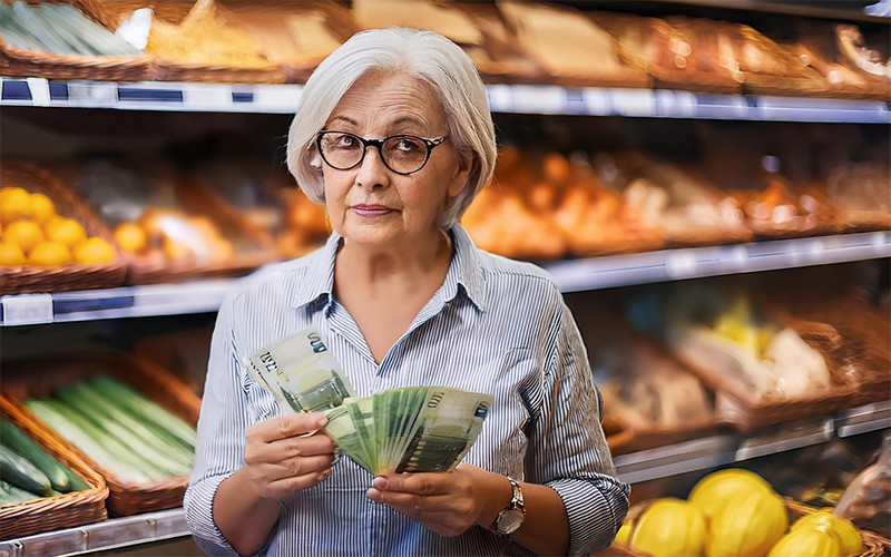 Pensionär toidupoes raha lugemas
